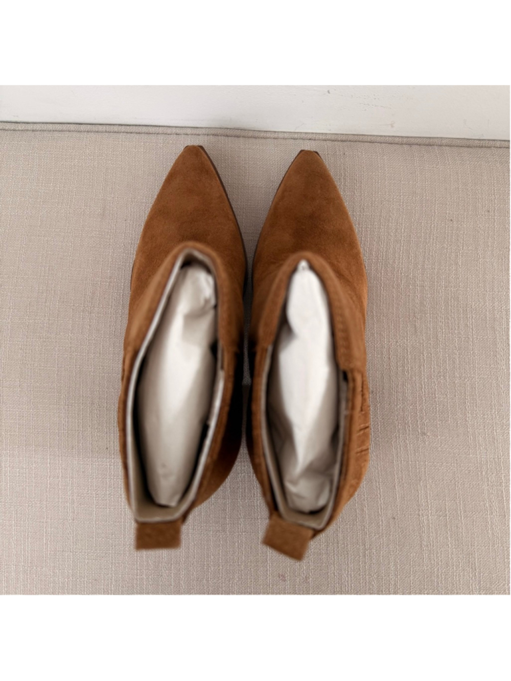 Women's Marc Fisher Brown Suede Ankle Boots & Booties 6.5 - Picture 6 of 8